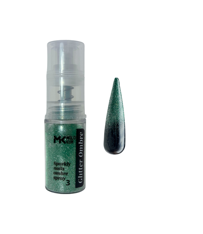 MOLOKOM Sparkly Nail Powder Spray 3 (For nail art) 7.5 g