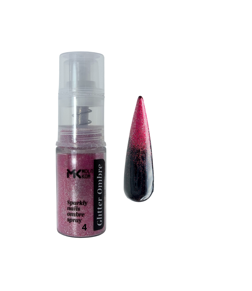 MOLOKOM Nagelpuderspray Sparkly 4 (für Nail Art) 7.5 g