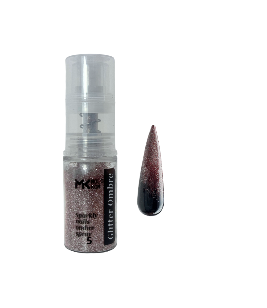 MOLOKOM Sparkly Nail Powder Spray 5 (For nail art) 7.5 g
