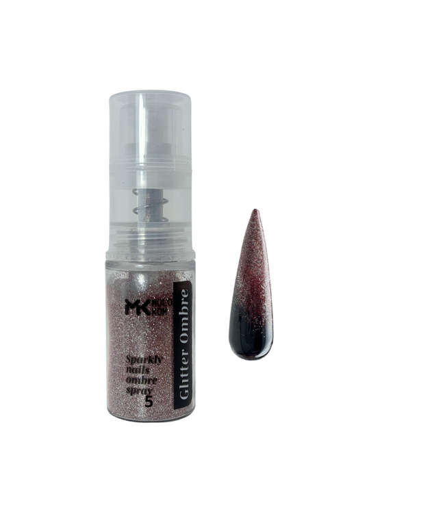 MOLOKOM Sparkly Nail Powder Spray 5 (For nail art) 7.5 g