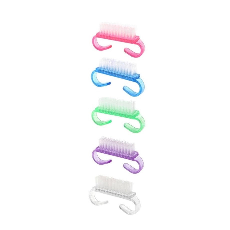 MOLOKOM Nail brush with open handle, 1 pcs, Random color
