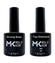MOLOKOM SET: Strong Base 15 ml & Diamond Top No UV 15 ml