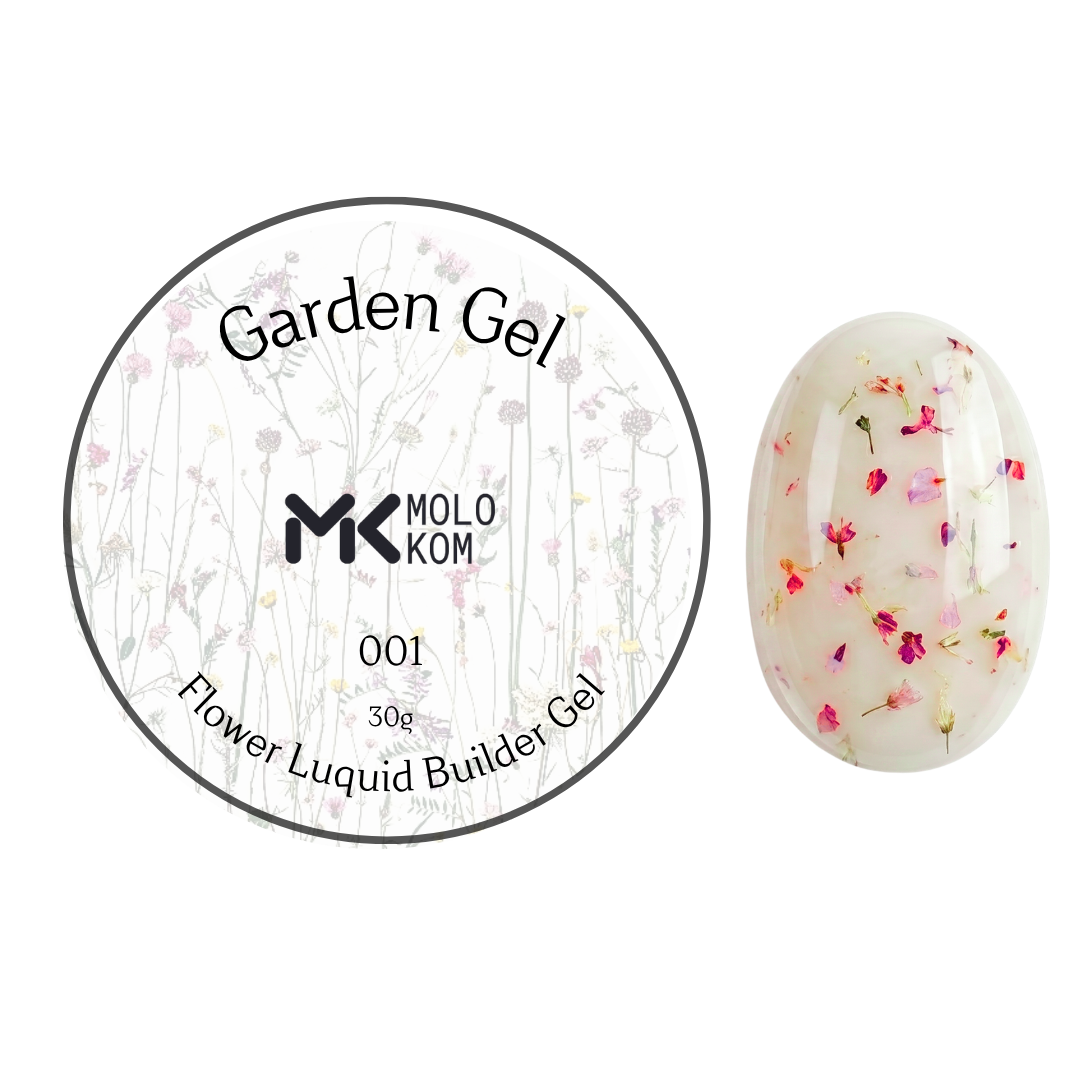 MOLOKOM GARDEN GEL Liquid Builder Gel 001 30 g