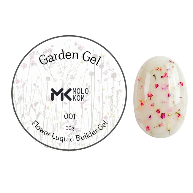 MOLOKOM GARDEN GEL Liquid Builder Gel 001 30 g