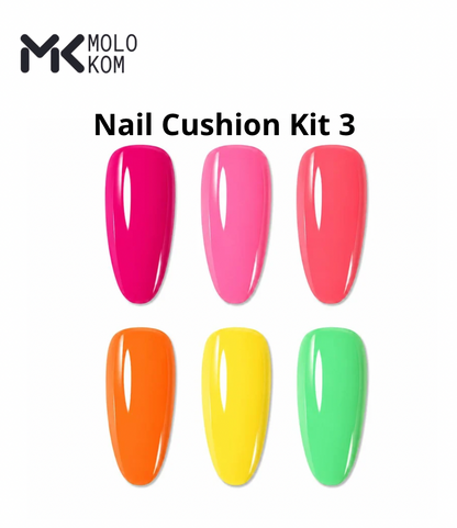 MOLOKOM Nail Cushion Kit 3 - Gel Paint Set for Nail Art — view 2