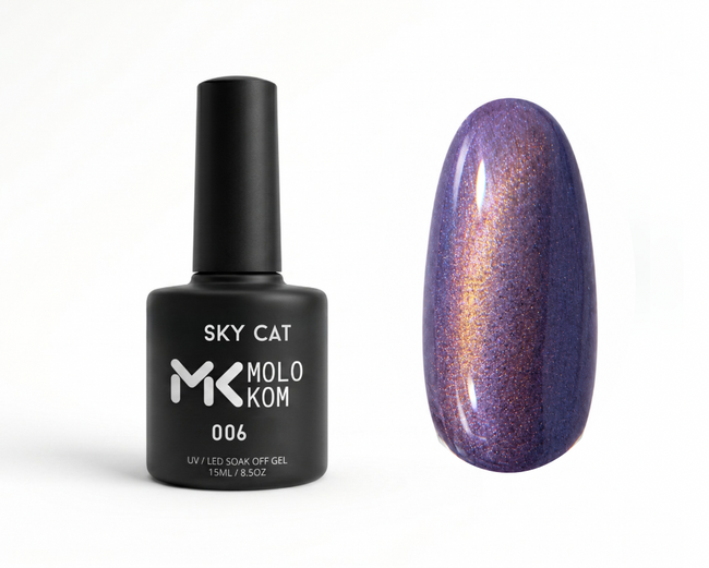 Gel Polish MOLOKOM Sky Cat 6 7 ml (Cat eye)