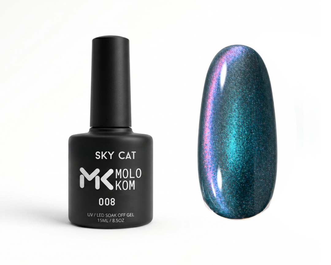 Gel Polish MOLOKOM Sky Cat 8 7 ml (Cat eye)