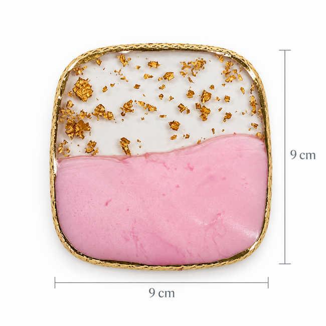 Nail Mixing Palette pink square