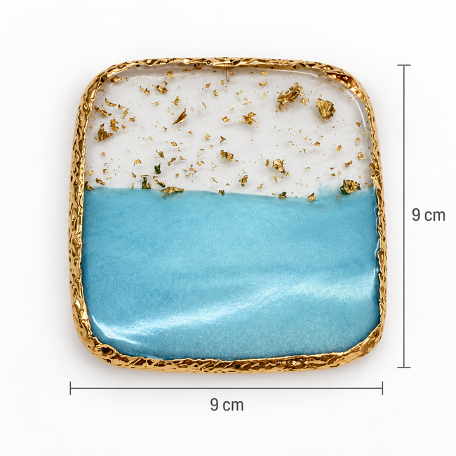 Nail Mixing Palette blue square
