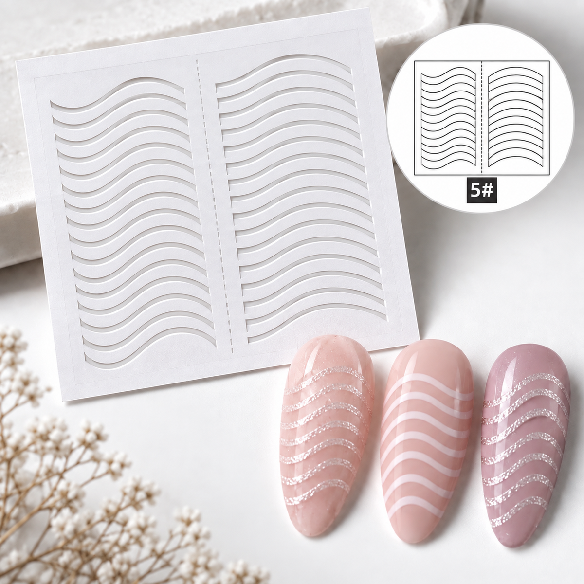 Nail Art Stencils #5