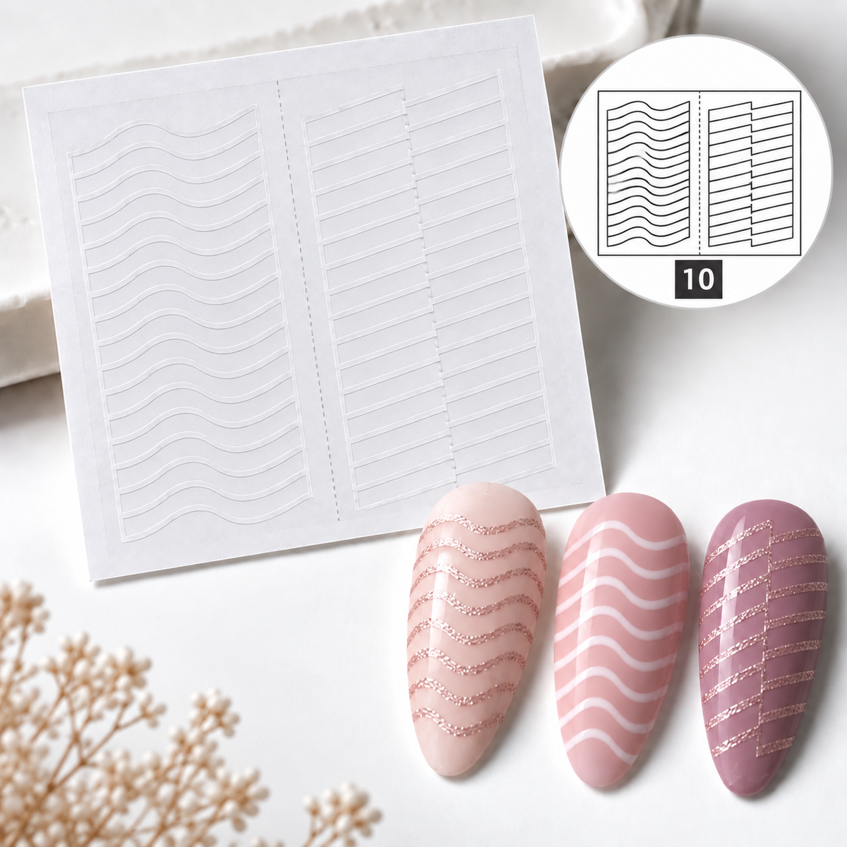 Nail Art Stencils #10