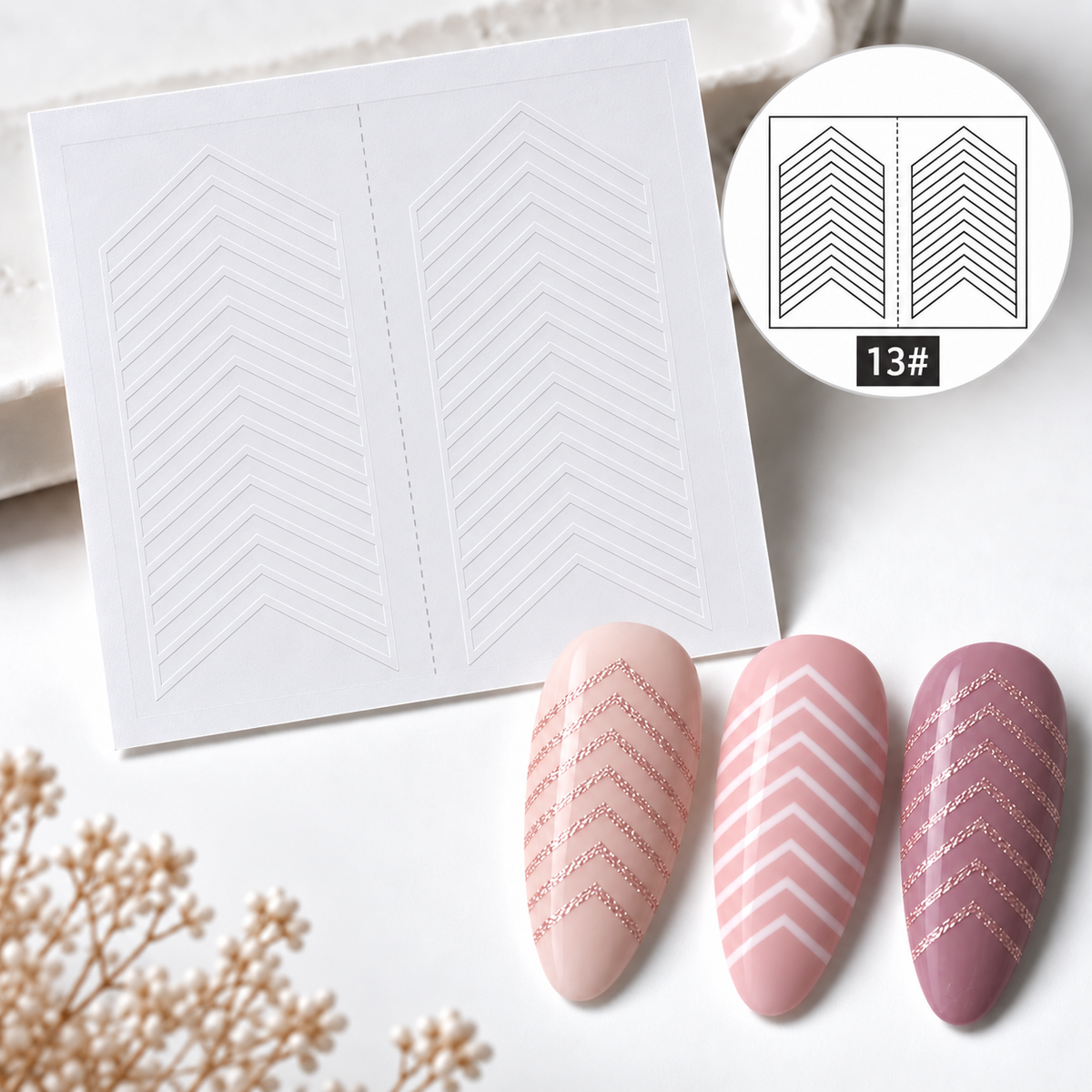 Nail Art Stencils #13