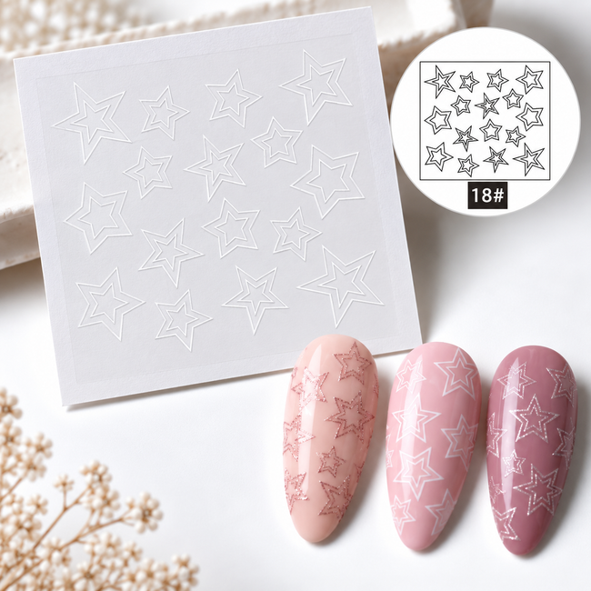 Nail Art Stencils #18