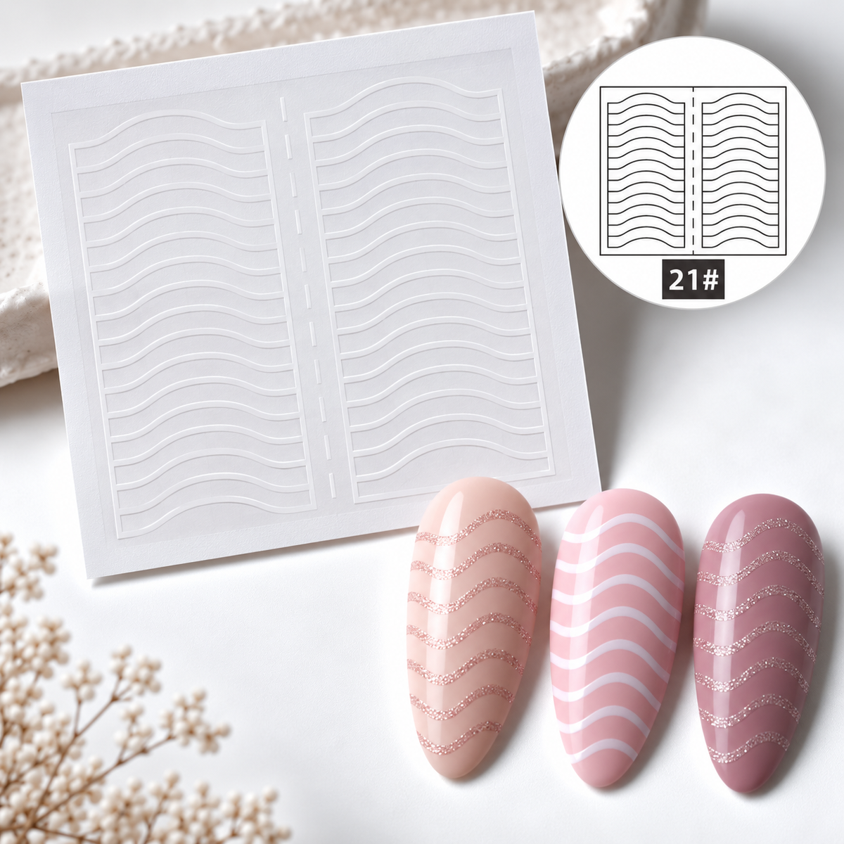 Nail Art Stencils #21
