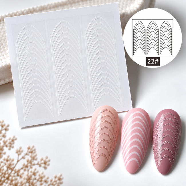 Nail Art Stencils #22
