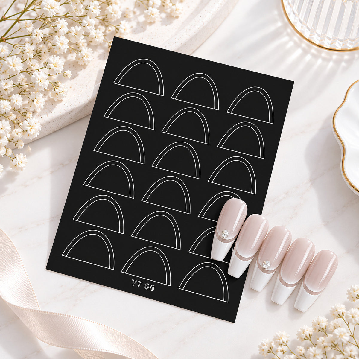 Nail Design Stencils #8
