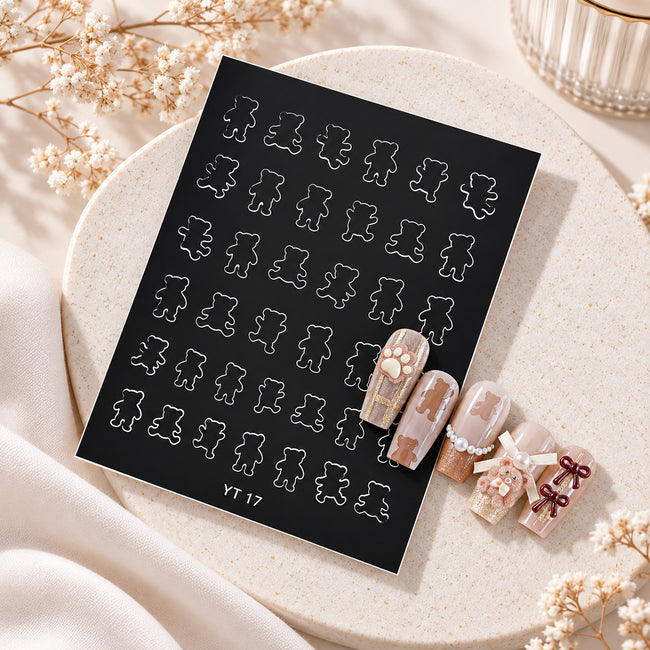 Nail Design Stencils #17