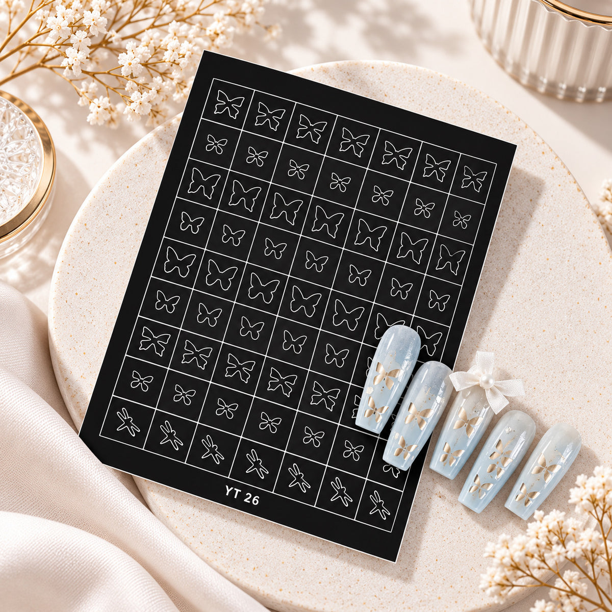 Nail Design Stencils #26