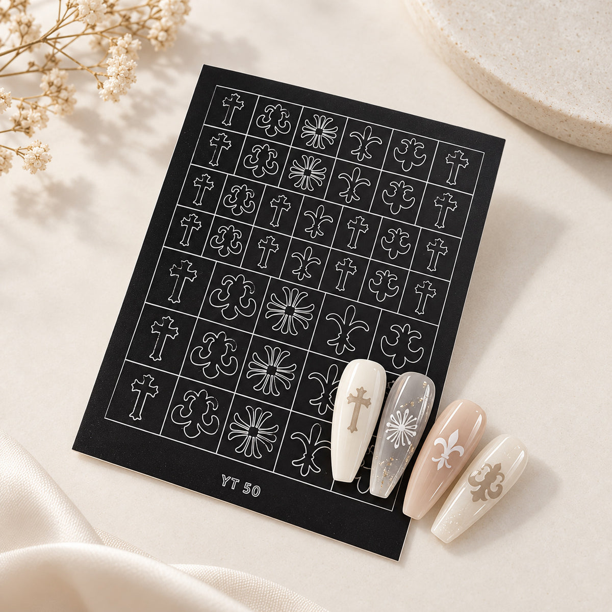 Nail Design Stencils #50