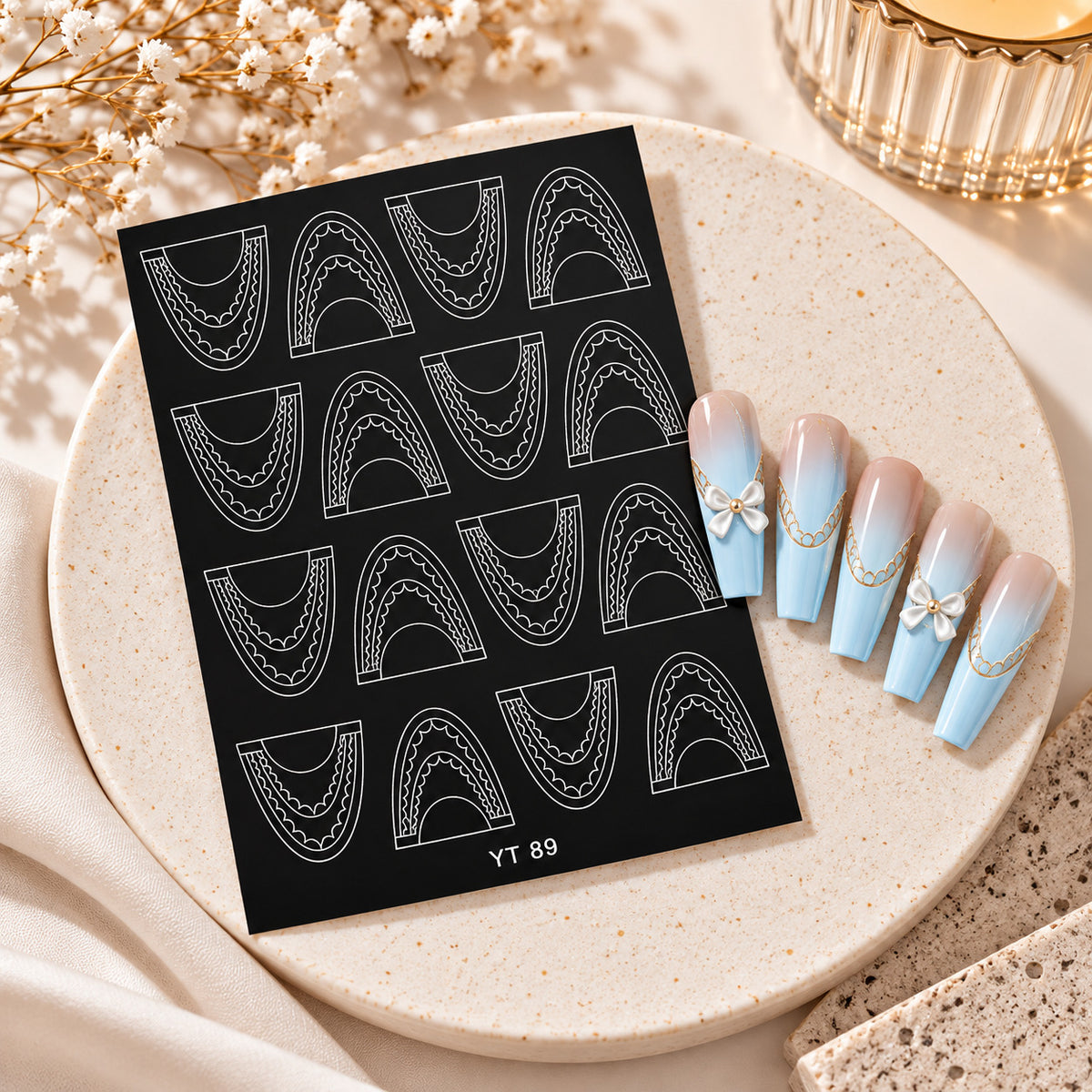 Nail Design Stencils #89