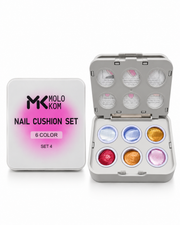 MOLOKOM Nail Cushion Set 4- Gel Paint Set for Nail Art