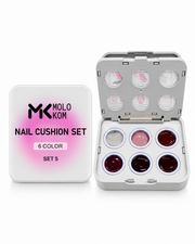MOLOKOM Nail Cushion Set 5 - Gel Paint Set for Nail Art