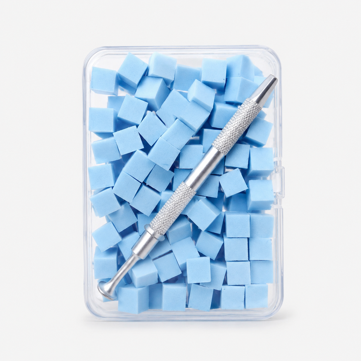 MOLOKOM Set for Ombre Design - Holder+100 Sponges (blue)