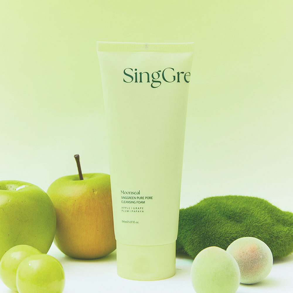 Moonseal Sing Green Pure Pore Cleansing Foam 150ml — product view 2