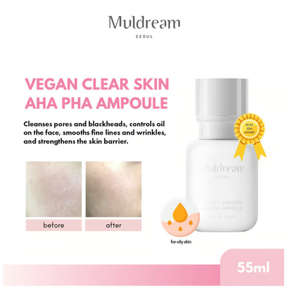 Muldream Ampoule AHA pour la peau claire 55 ml — Photo du produit 2