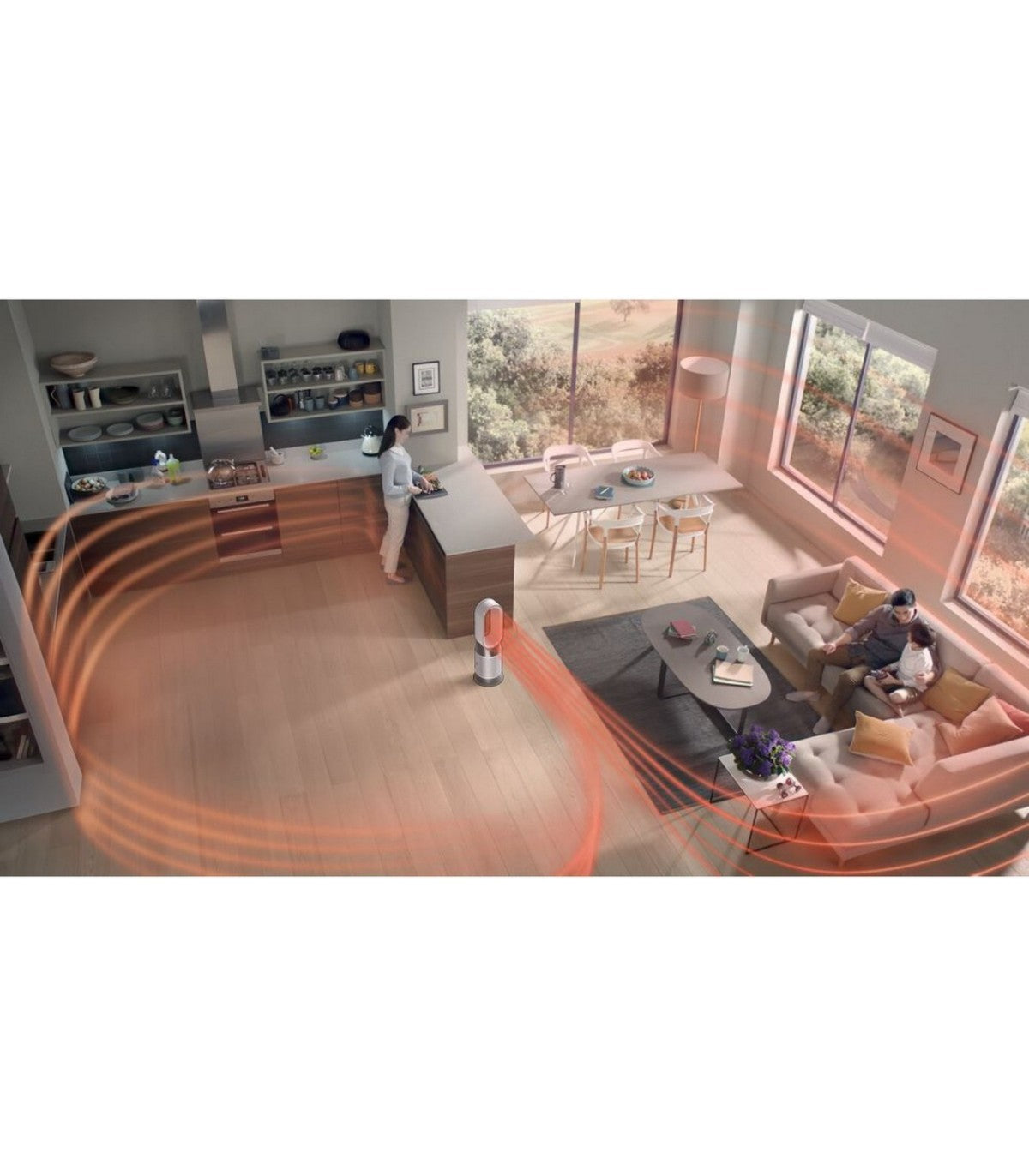 Dyson Purifier Hot+Cool Gen1 HP10 — White / Silver — product and feature view 5