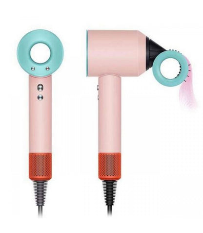 Dyson Supersonic HD07 Hair Dryer — Pop Pink — product and feature view 2