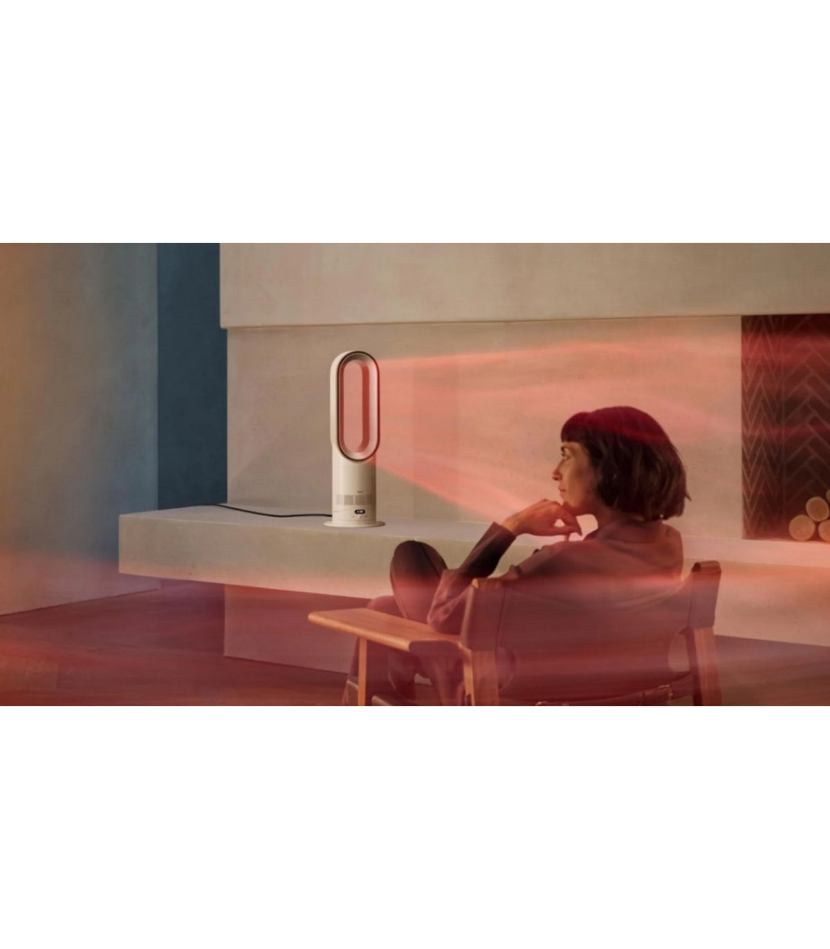 Dyson Hot+Cool HF1 / AM15 Heater & Fan — White / Silver — product and feature view 2