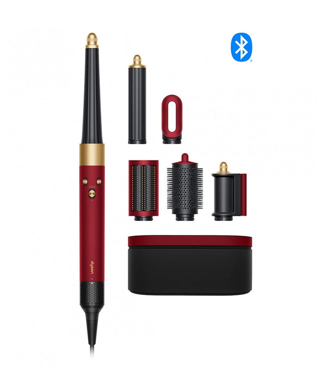 Dyson Airwrap i.d. HS08 Multi-Styler — Red Velvet / Gold — product and feature view 1