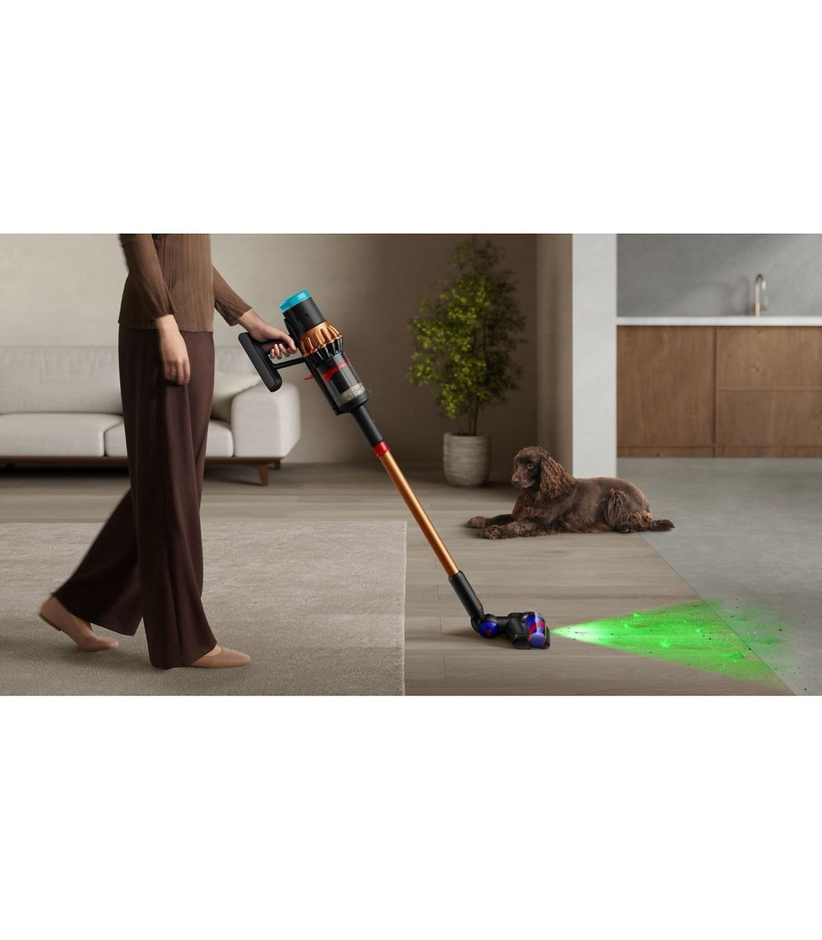 Dyson V16 Piston Animal Cordless Vacuum — Black / Copper — product and feature view 3