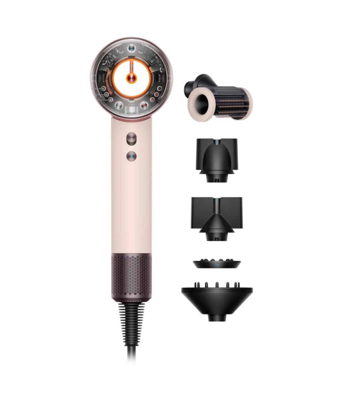 Dyson Supersonic Nural HD16 Hair Dryer — Ceramic Pink / Rose Gold — product and feature view 1