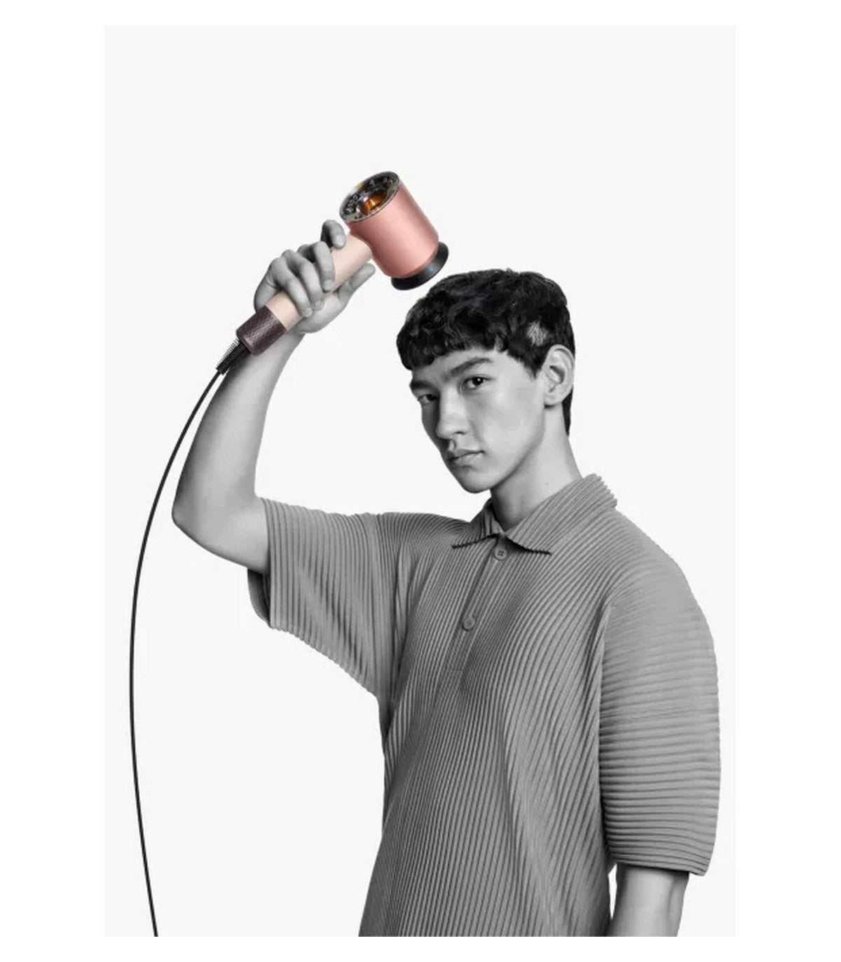 Dyson Supersonic Nural HD16 Hair Dryer — Ceramic Pink / Rose Gold — product and feature view 5