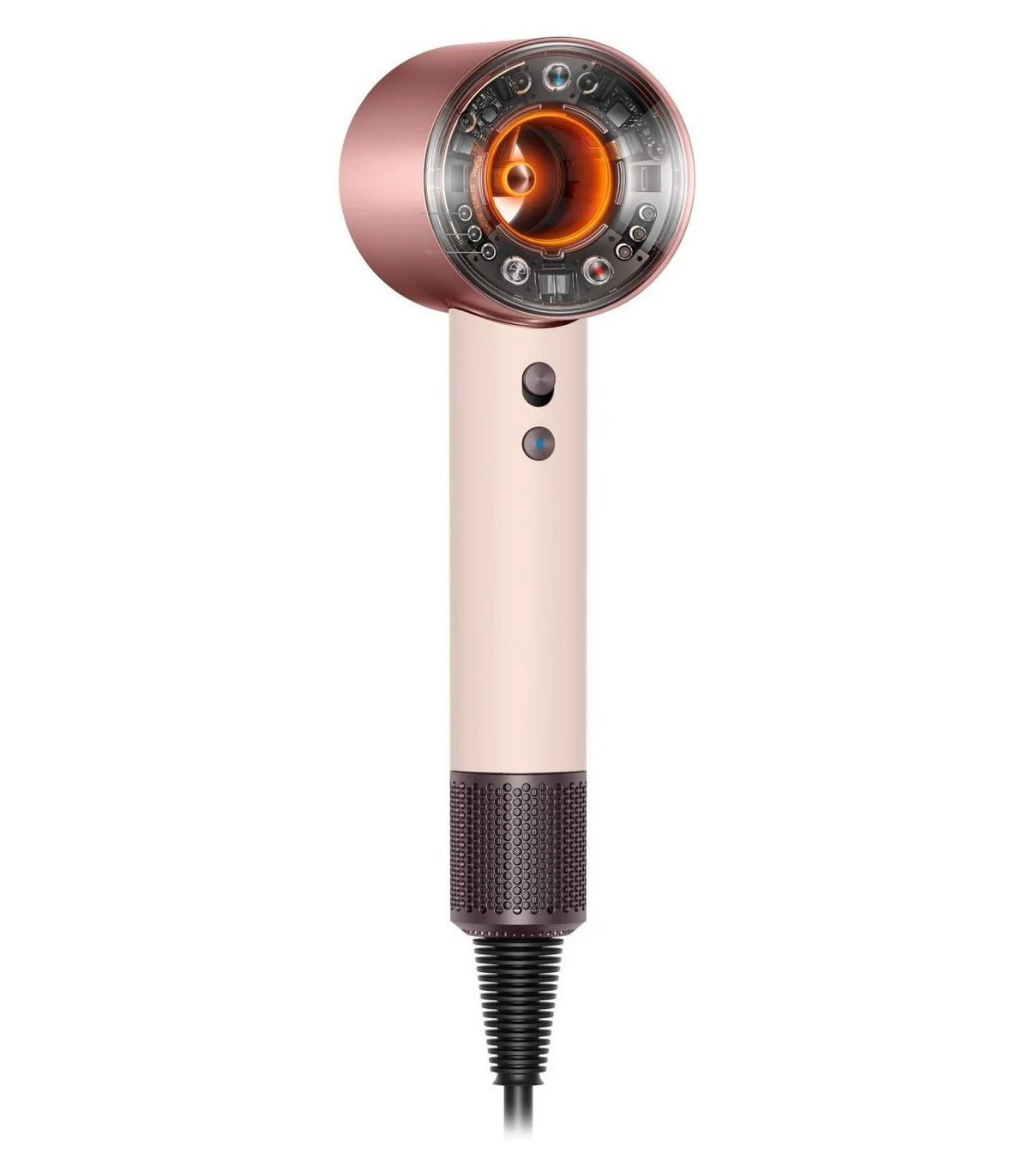 Dyson Supersonic Nural HD16 Hair Dryer — Amber Silk / Pink Champagne — product and feature view 4