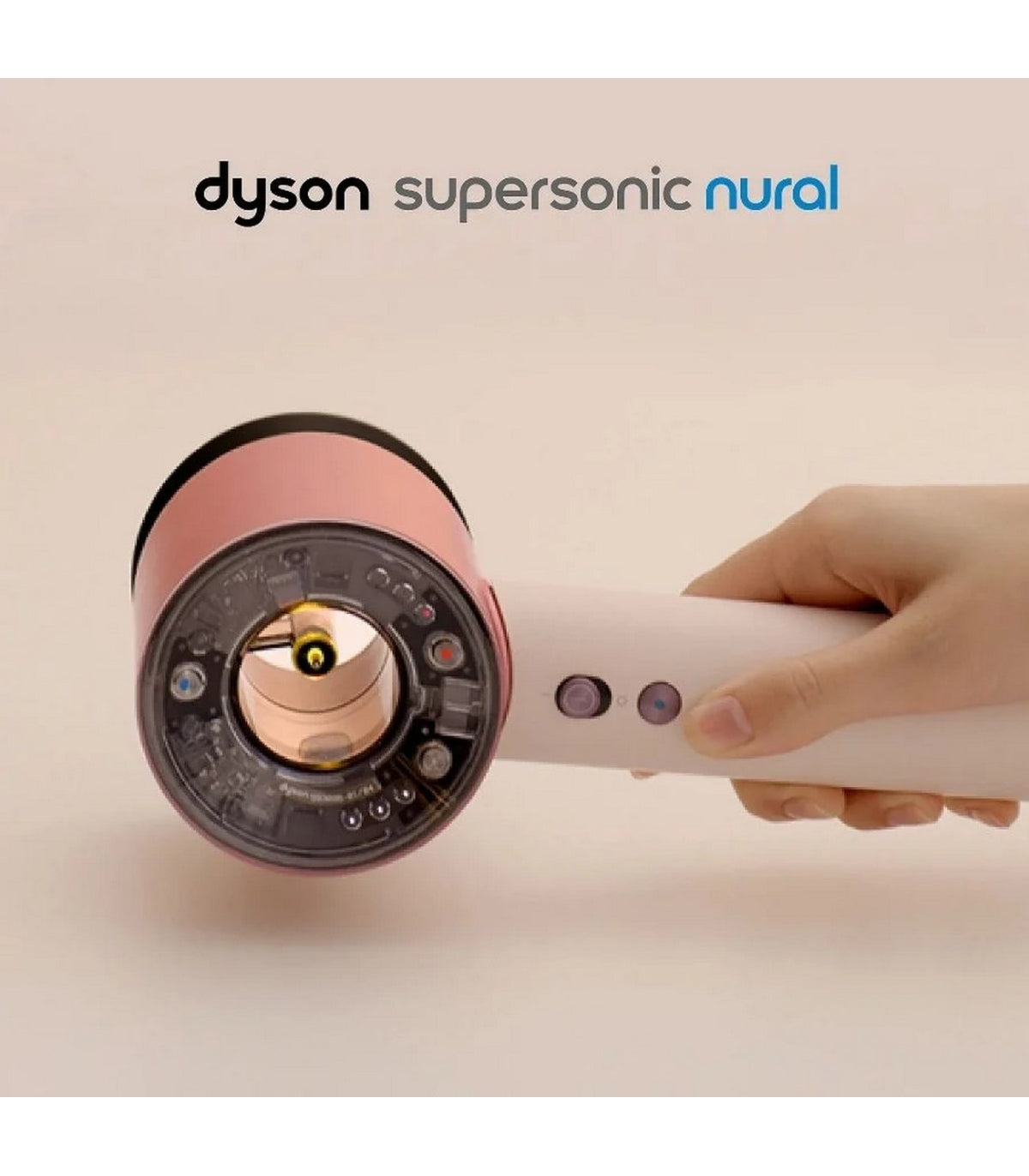Dyson Supersonic Nural HD16 Hair Dryer — Amber Silk / Pink Champagne — product and feature view 7