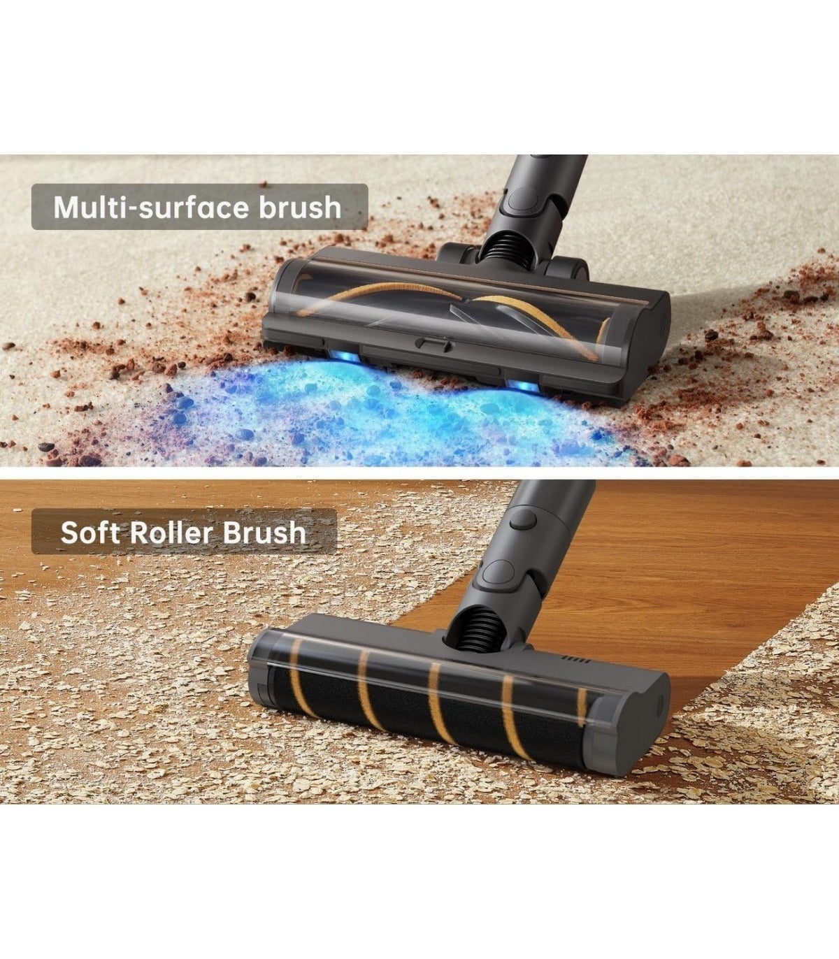 Dreame R20 Cordless Stick Vacuum — product and feature view 3