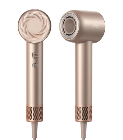 Dreame Hair Glory Mix AHD18 Hair Dryer — Gold — product and feature view 1