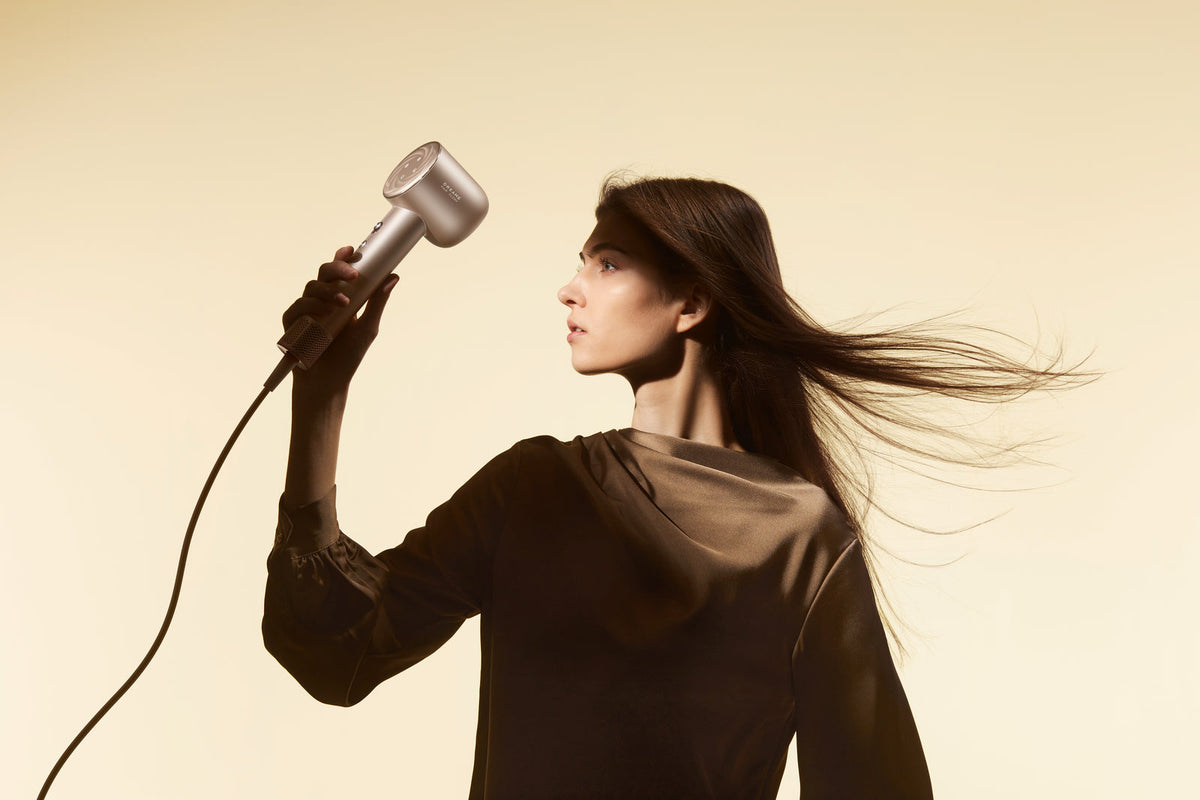 Dreame Hair Glory Mix AHD18 Hair Dryer — Gold — product and feature view 4