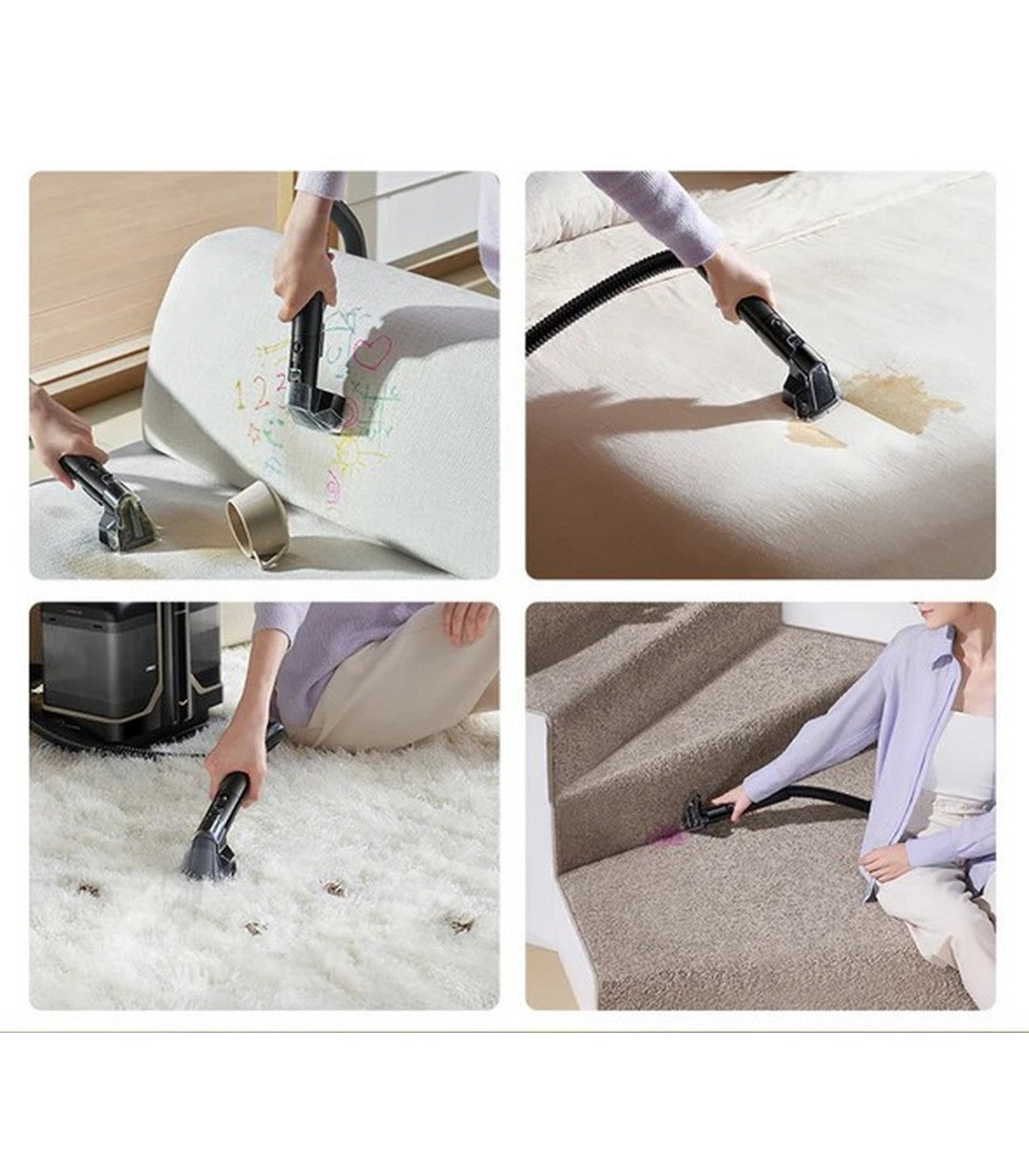 Dreame N10 Portable Carpet & Upholstery Cleaner — Black — product and feature view 3