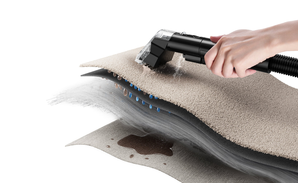 Dreame N10 Portable Carpet & Upholstery Cleaner — Black — product and feature view 7