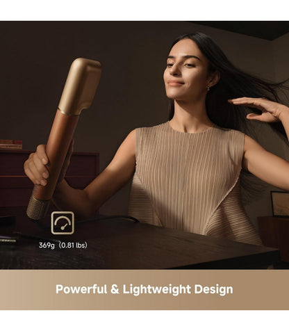 Dreame AirStyle Pro AMF18A 7-in-1 Multi-Styler — Brown — product and feature view 3