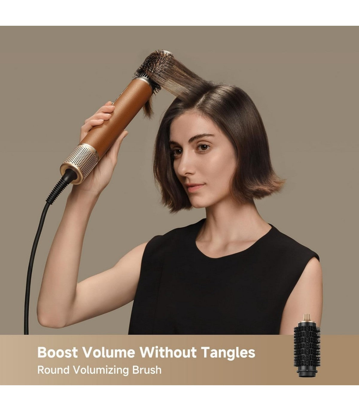 Dreame AirStyle Pro AMF18A 7-in-1 Multi-Styler — Brown — product and feature view 5
