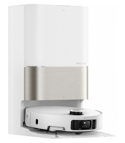 Dreame X50 Ultra Complete Robot Vacuum & Mop — White — product and feature view 3
