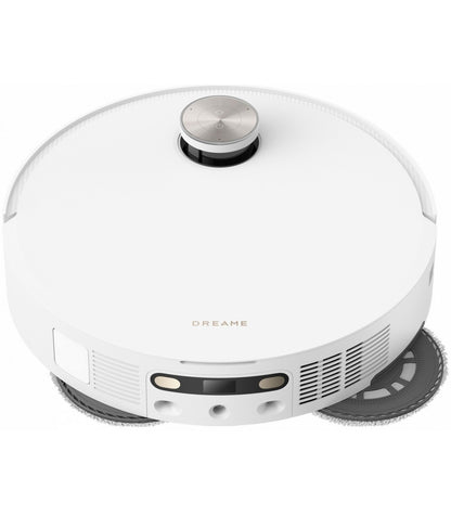 Dreame X50 Ultra Complete Robot Vacuum & Mop — White — product and feature view 4
