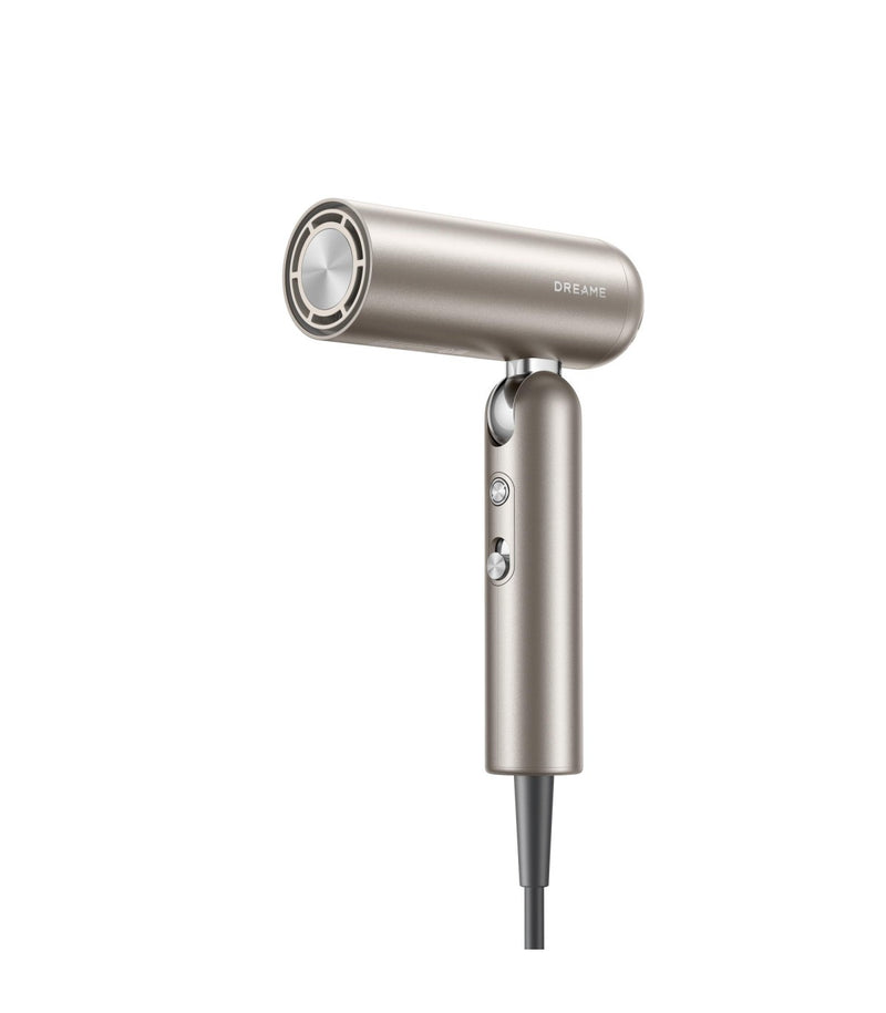 Dreame Pocket Pro AHD51 Pro Hair Dryer — Titanium Gold — product and feature view 1