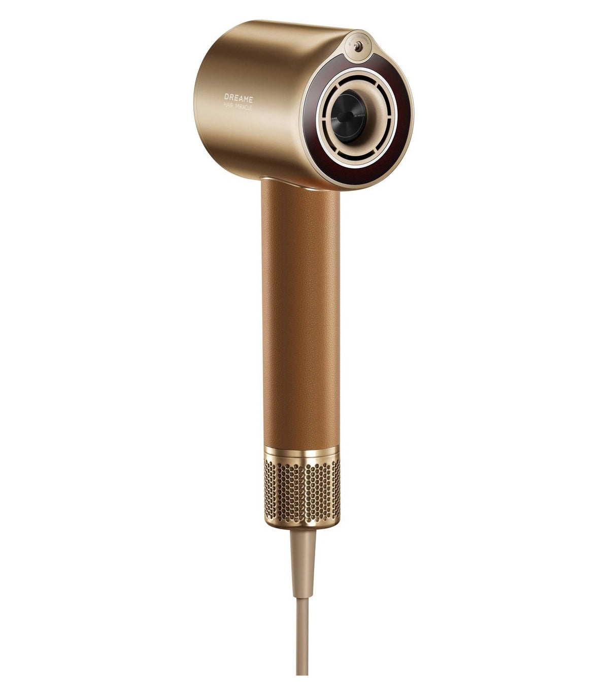 Dreame Miracle Pro AHX30 Smart Hair Dryer — Brown — product and feature view 4