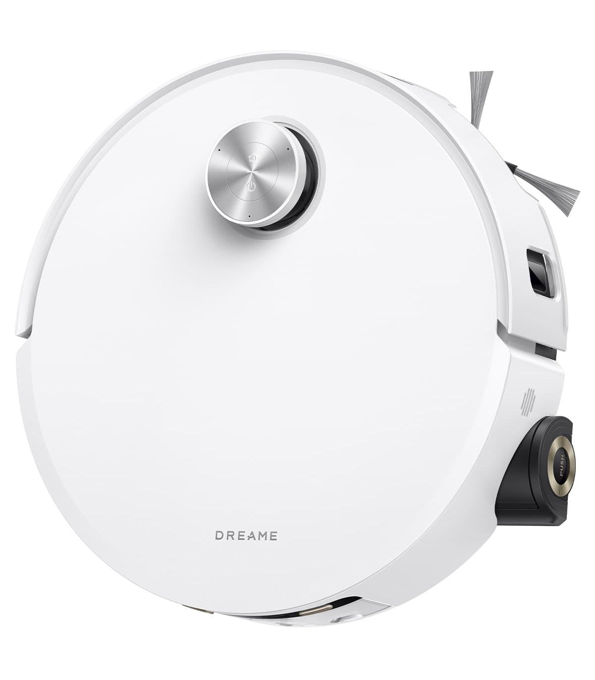 Dreame Aqua10 Roller Robot Vacuum & Mop — White — product and feature view 3